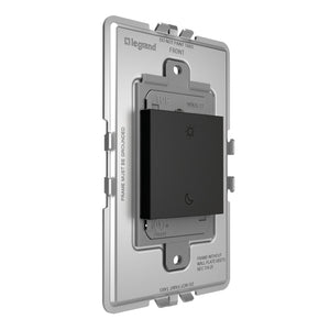 adorne® WNAL43G1 Wake/Sleep Wireless Smart Switch with Netatmo, Graphite