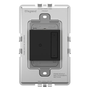 adorne® WNAL63G1 Wireless Smart Dimmer with Netatmo, Graphite