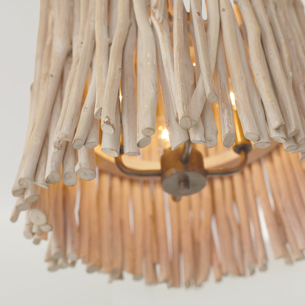 Euka 15.5'' Four Light Pendant, Brushed Pewter - Alternate Product Image 2.jpg