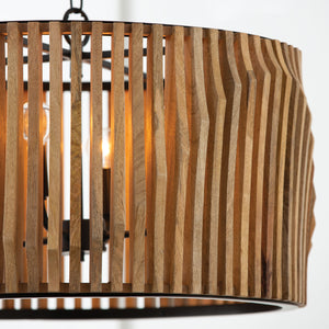 Archie 24'' Four Light Pendant, Light Wood and Matte Black - Alternate Product Image 3.jpg