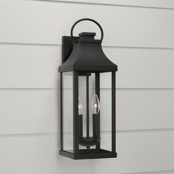 Lincoln 20.75'' Two Light Outdoor Wall Lantern, Black - Alternate Product Image 2.jpg