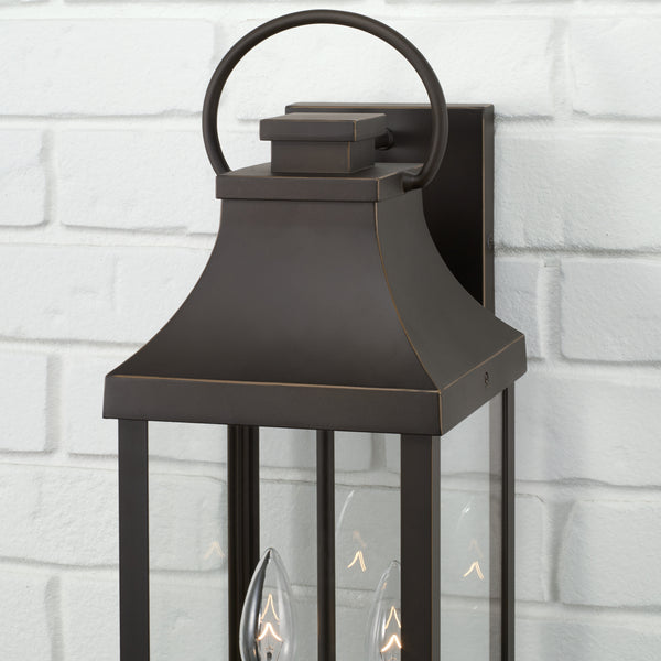 Lincoln 20.75'' Two Light Outdoor Wall Lantern, Oiled Bronze - Alternate Product Image 1.jpg