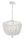 Kylie 16.5'' Four Light Chandelier, Matte White - Alternate Product Image 1.jpg