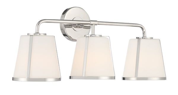 Fuller 23.25'' Three Light Bath, Polished Nickel White - Alternate Product Image 2.jpg