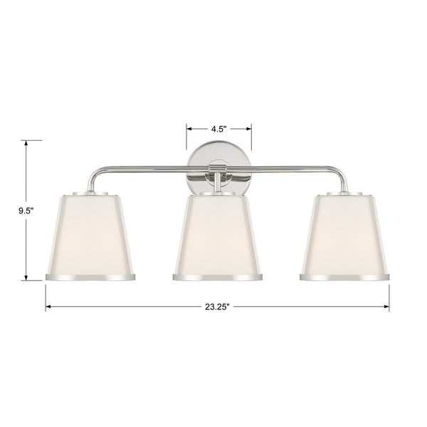 Fuller 23.25'' Three Light Bath, Polished Nickel White Alt 5.jpg