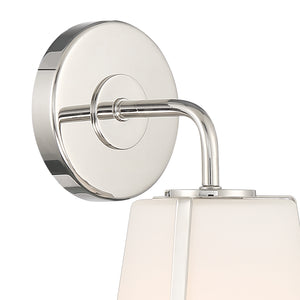 Fuller 6.25'' One Light Wall Sconce, Polished Nickel White - Alternate Product Image 3.jpg