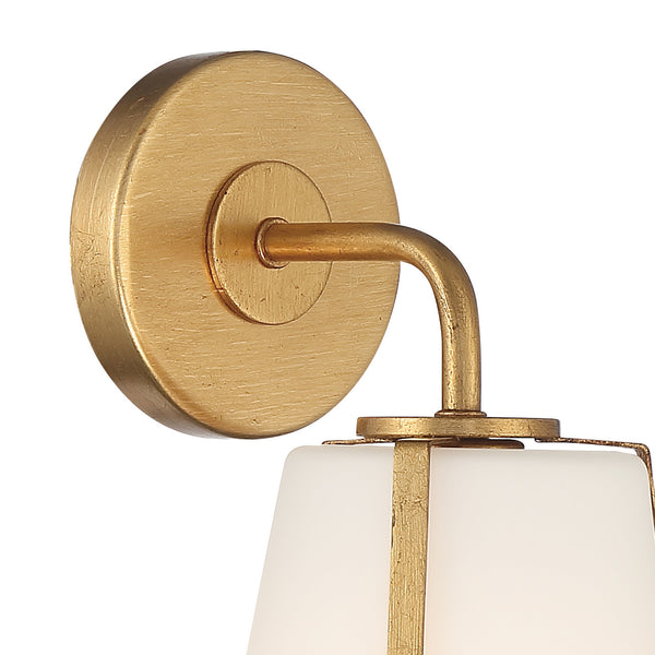 Fuller 6.25'' One Light Wall Sconce, Antique Gold White - Alternate Product Image 2.jpg