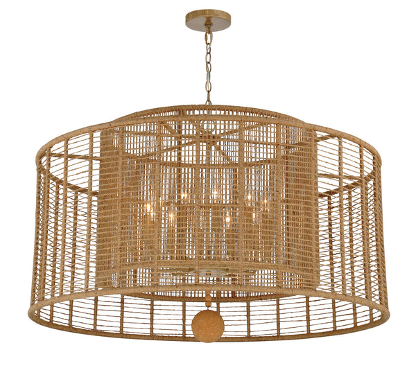Jayda 42.75'' 12 Light Chandelier, Burnished Silver - Alternate Product Image 2.jpg