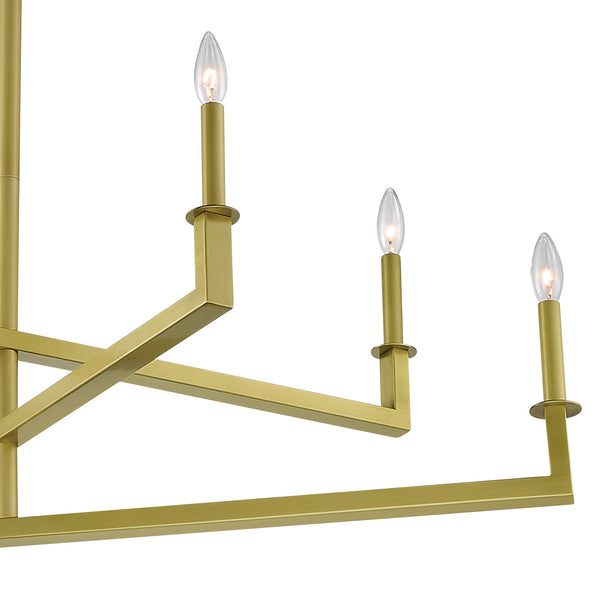 DeWitt 32'' Six Light Chandelier, Aged Brass Alt 4.jpg