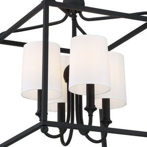 Sylvain 16'' Four Light Chandelier, Black - Alternate Product Image 3.jpg