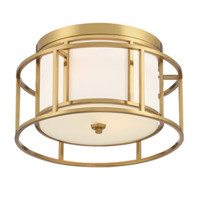 Hulcroft 15'' Two Light Flush Mount, Gold - Alternate Product Image 1.jpg