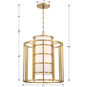Hulcroft 21'' Six Light Chandelier, Gold - Alternate Product Image 3.jpg