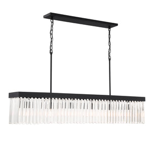 Emorick 7.25'' Six Light Chandelier, Black - Alternate Product Image 1.jpg