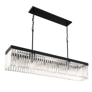 Emorick 7.25'' Six Light Chandelier, Black - Alternate Product Image 3.jpg