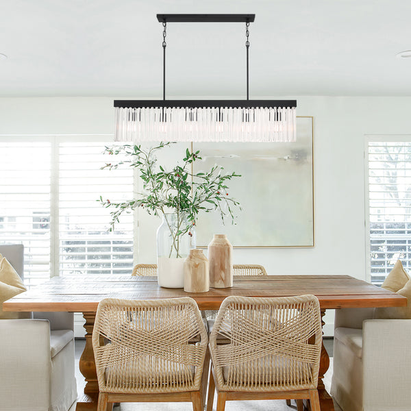 Emorick 7.25'' Six Light Chandelier, Black Alt 5.jpg