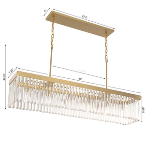 Emorick 7.25'' Six Light Chandelier, Modern Gold Alt 4.jpg