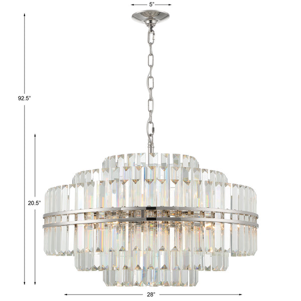 Hayworth 28'' 16 Light Chandelier, Polished Nickel - Alternate Product Image 3.jpg