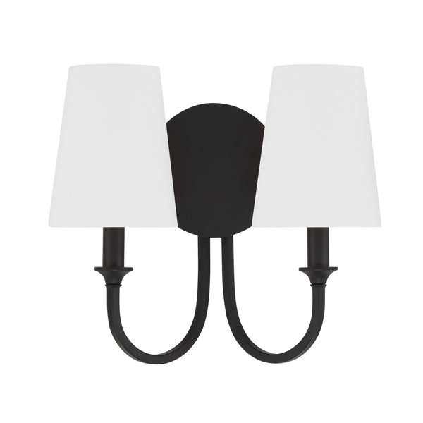 Payne 13.5'' Two Light Wall Sconce, Black - Alternate Product Image 1.jpg