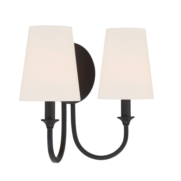 Payne 13.5'' Two Light Wall Sconce, Black - Alternate Product Image 3.jpg