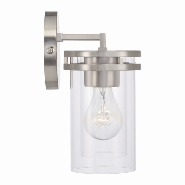 Loren 14.25" Two Light Vanity, Brushed Nickel