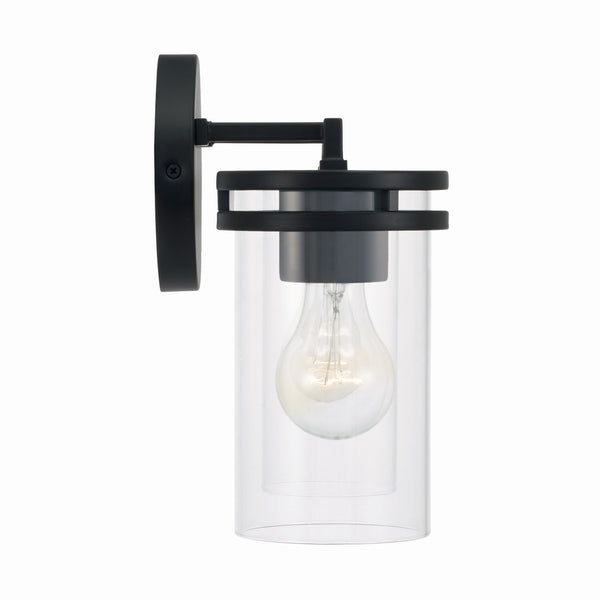 Loren 14.25" Two Light Vanity, Matte Black