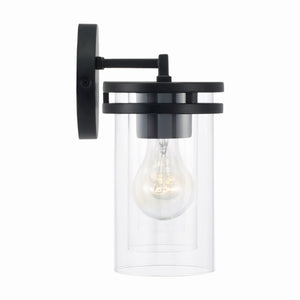 Loren 24" Three Light Vanity, Matte Black