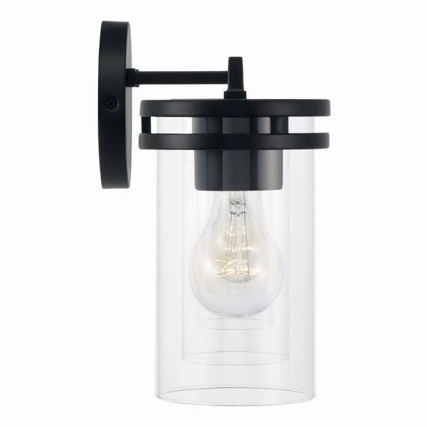 Loren 33.5" Four Light Vanity, Matte Black