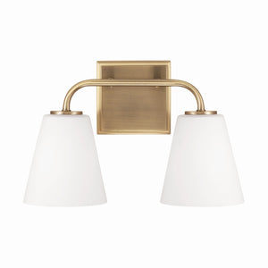 Brady 14.5'' Two Light Vanity, Aged Brass - Alternate Product Image 1.jpg