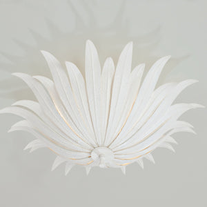 Evie 18'' Three Light Semi-Flush Mount, Textured White - Alternate Product Image 2.jpg
