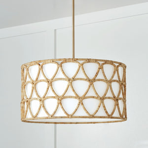 Tatum 24.5'' Four Light Pendant, Matte Brass - Alternate Product Image 1.jpg