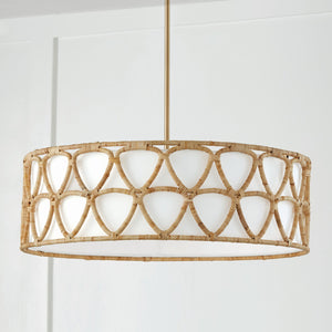 Tatum 28'' Four Light Pendant, Matte Brass - Alternate Product Image 1.jpg