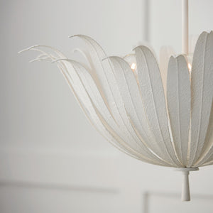 Evie 24'' Four Light Pendant, Textured White Alt 5.jpg