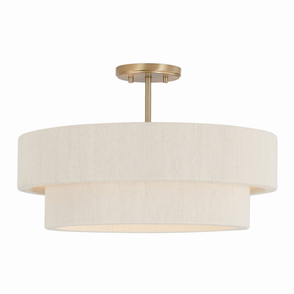 Bryn 20" Four Light Pendant, Matte Brass