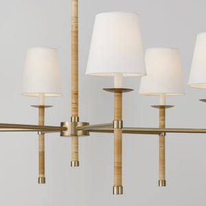 Tatum 38'' Six Light Chandelier, Matte Brass - Alternate Product Image 3.jpg