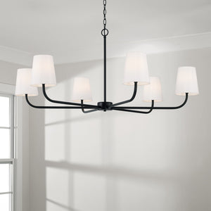 Brady 47'' Six Light Chandelier, Matte Black - Alternate Product Image 2.jpg