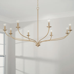 Rydley 52'' Eight Light Chandelier, Matte Brass - Alternate Product Image 2.jpg