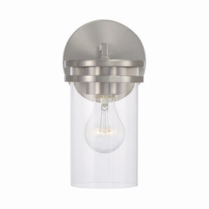Loren 5" One Light Wall Sconce, Brushed Nickel