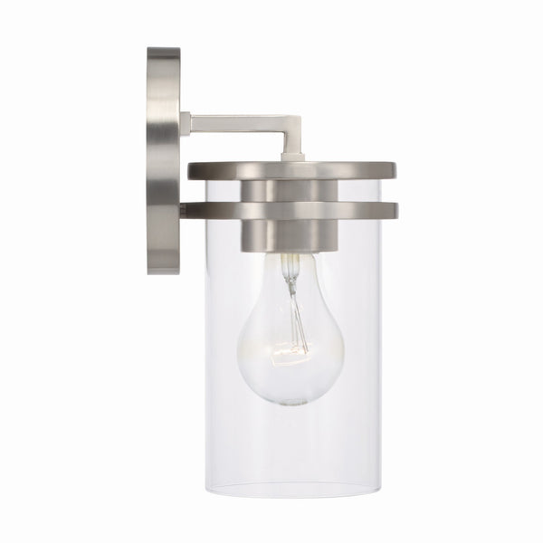 Loren 5" One Light Wall Sconce, Brushed Nickel