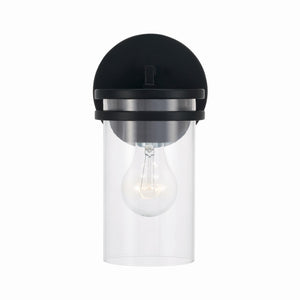 Loren 5" One Light Wall Sconce, Matte Black