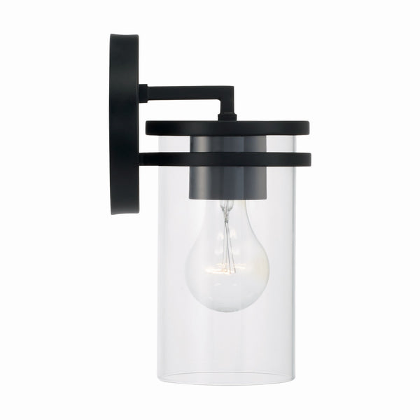 Loren 5" One Light Wall Sconce, Matte Black