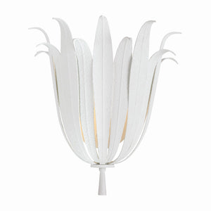 Evie 13'' One Light Wall Sconce, Textured White - Alternate Product Image 1.jpg