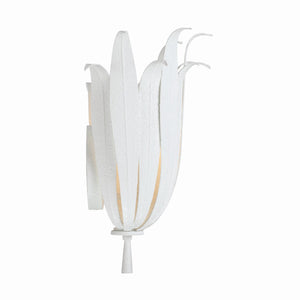 Evie 13'' One Light Wall Sconce, Textured White - Alternate Product Image 2.jpg