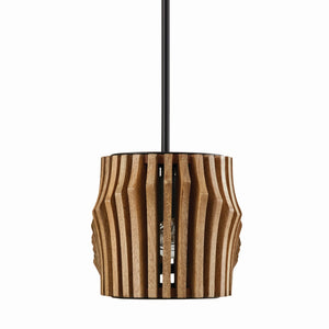 Archie 7.75'' Six Light Island Pendant, Light Wood and Matte Black - Alternate Product Image 1.jpg