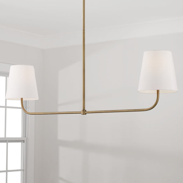 Brady 9'' Two Light Island Pendant, Aged Brass - Alternate Product Image 2.jpg