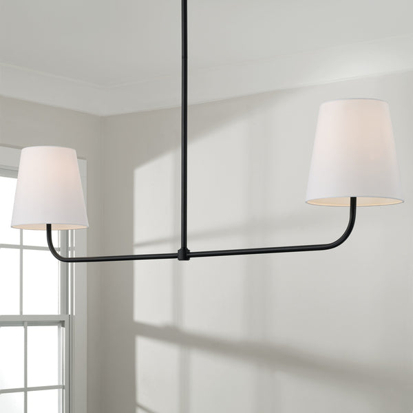Brady 9'' Two Light Island Pendant, Matte Black - Alternate Product Image 2.jpg