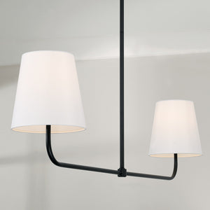 Brady 9'' Two Light Island Pendant, Matte Black - Alternate Product Image 3.jpg