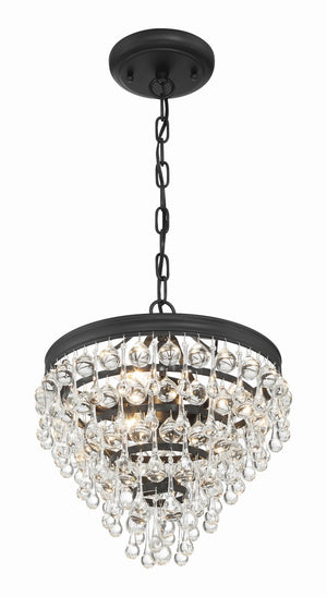 Bauble 13'' Three Light Mini Chandelier, Matte Black - Alternate Product Image 3.jpg