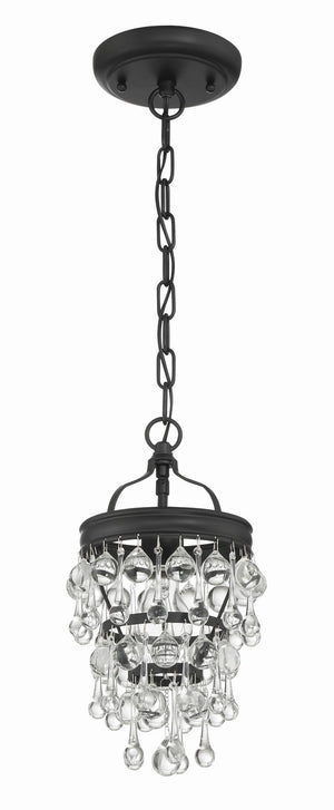 Bauble 7.25'' One Light Mini Chandelier, Matte Black - Alternate Product Image 1.jpg