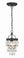 Bauble 7.25'' One Light Mini Chandelier, Matte Black - Alternate Product Image 2.jpg