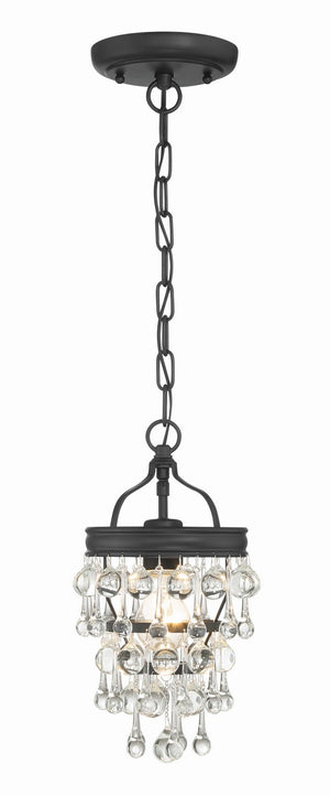 Bauble 7.25'' One Light Mini Chandelier, Matte Black - Alternate Product Image 2.jpg